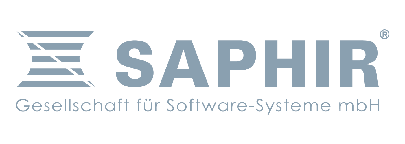 Logo von Saphir, Kunde von PlusPublish