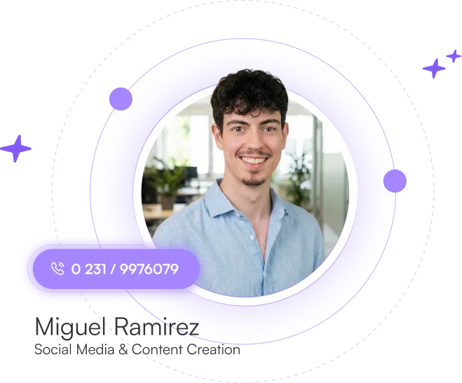 Miguel Ramirez, Social Media & Content Creation bei PlusPublish, erreichbar unter 0 231 / 9976079