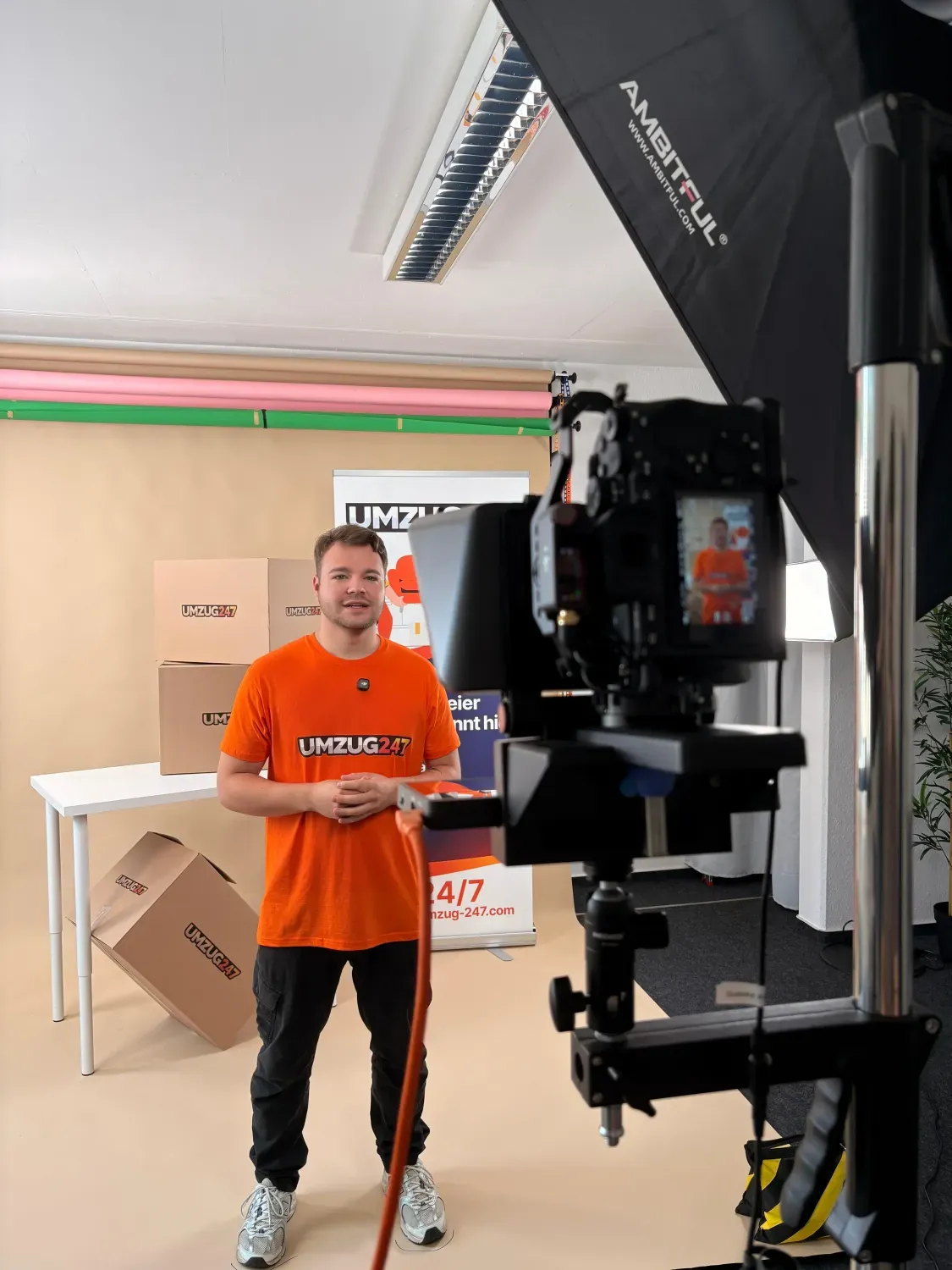 Content-Produktion in unserem Aufnahmestudio